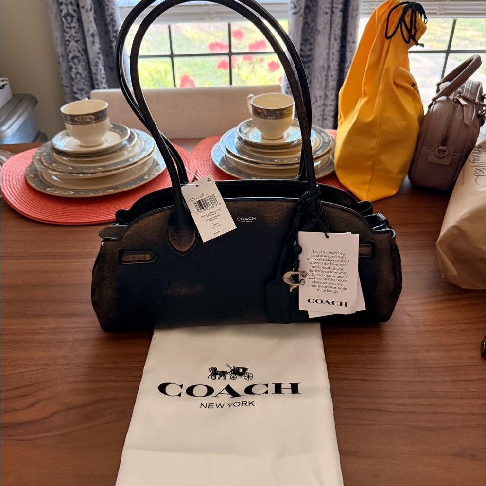 Coach Empire Carryall Loved Leather Shoulder Bag - Picture 6 of 16
